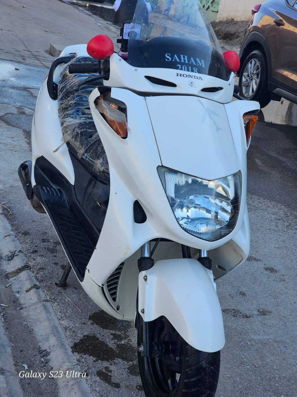 السلام عليكم مكفوله دراجه فورسايت دراجه رمبه جديده مكفوله من كلشي دراجه مكينه ربع راديتر تدفئه يدات هيتر دراجه استان حساس دراجه حلوه مكينه خرسه شلعه ومعدل فوول تايرات جدد كهربائيات كلها شغاله دبل اشاره لايت عالي ناصي ابريكات ايبي اس السعر 800 مكاني ديالئ بعقوبه رقم الهاتف ***********
