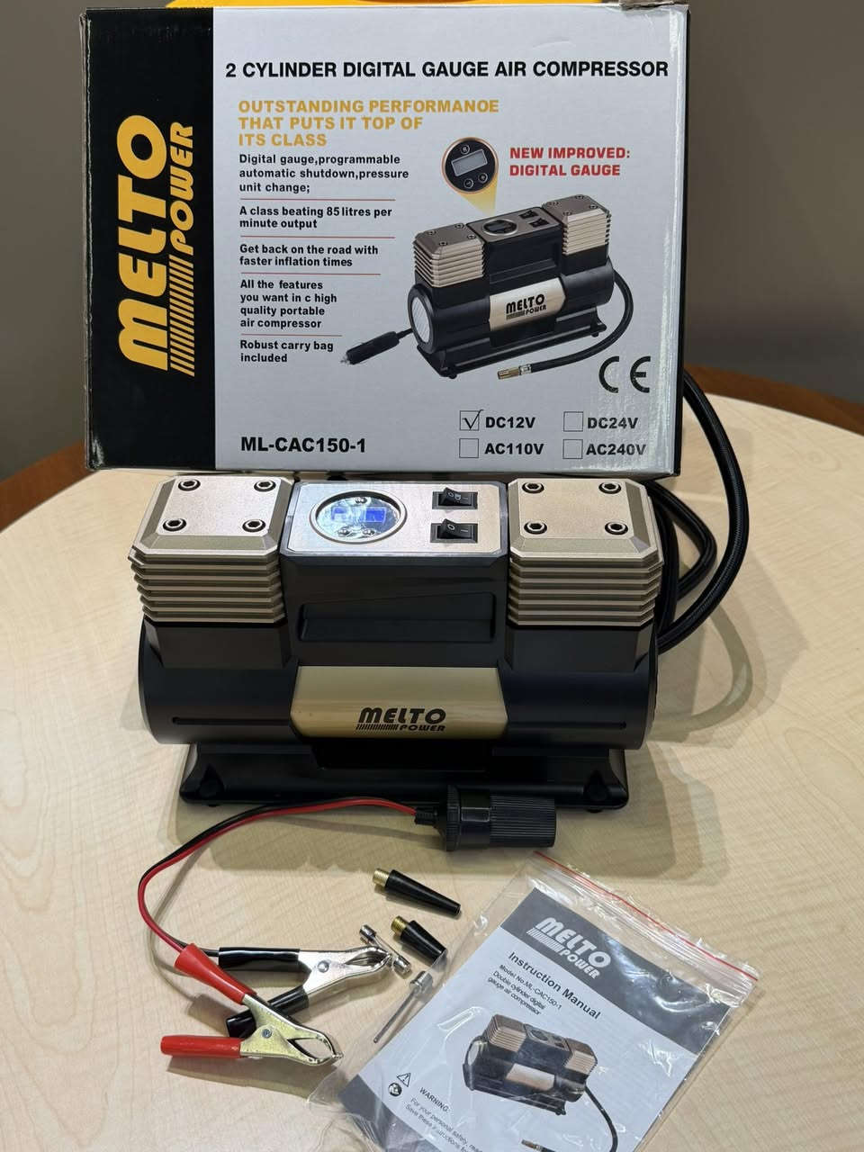 منفاخ MELTO POWER الذكي
مو بس ينفخ… يقيس ويضبط الضغط بدقة عالية!

📊 يشتغل على أكثر من وحدة قياس:
✔️ PSI (الأفضل للسيارات 🚗)
✔️ BAR
✔️ kPa
✔️ kg/cm²

💡 اختار PSI وحدد الرقم (مثل 32)…
وخلي الجهاز يشتغل 👇

⛔ يوصل للضغط المطلوب؟
✅ يوقف تلقائياً بدون تعب!

⚡ ليش تحتاجه؟
✔️ أمان أعلى بالطريق
✔️ يوفر بنزين
✔️ يحافظ على الإطارات
✔️ ينقذك بأي وقت طوارئ
😱 لا تنتظر البنچر!
خليه بسيارتك وكون جاهز بكل لحظة 🔥

📦 توصيل لكل محافظات العراق
📩 احجز هسه قبل نفاذ الكمية

#منفاخ_هواء #اكسسوارات_سيارات #سيارات_العراق #بغداد #الموصل #كربلاء #نجف #بصرة #عروض #تخفيضات #ترند #car_accessories #air_compressor


**إذا كنت صاحب هذا الإعلان وتريد حذفه لأي سبب، رجاءا أرسل رسالة إلى الدعم الفني**
