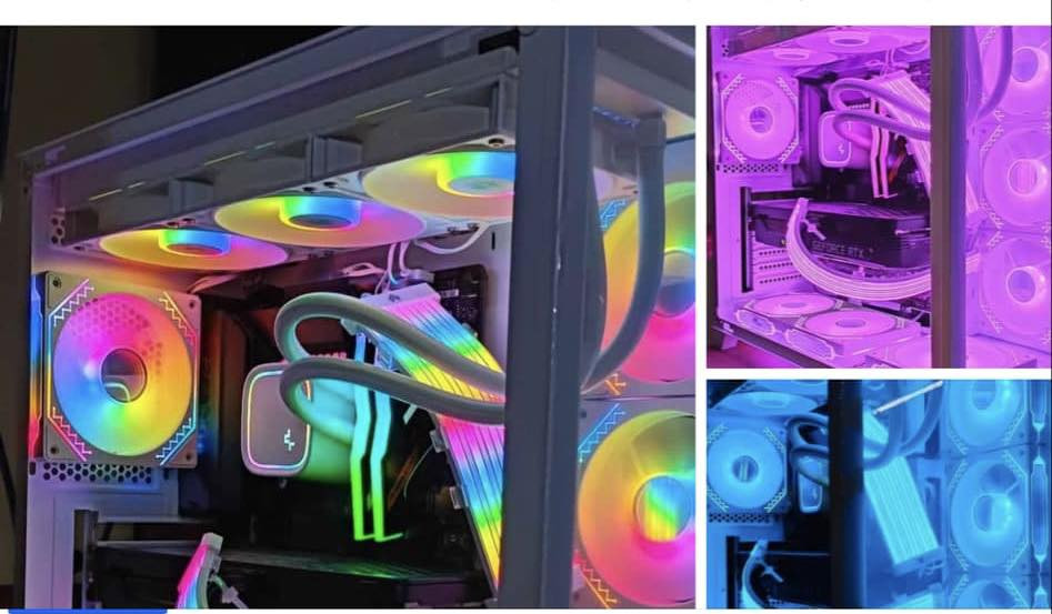 CPU Inte I5 12700kf box
Gpu rtx 3070ti gaming 3 fan (rgb)

Mather board b760

Ram 16g 3400hz

Hard m.2 256g

Hard hhd 2t  

Psw 750 w

Case white sama4503

 Asus165 hzشاشه

 لوجتك جير برو سبو لايت ماوس 

 ريد دراكون كيبورد

Ups 3000w  اوف لاين

سعرهة بمليون و500 

الي مو شراي ليتعبني
***********
