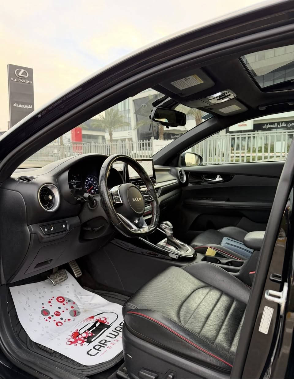 فورتي GT 
موديل 2022 رقم بغداد سنويه وهزه جديد 
وارد امريكي حادث 3 مكانات صبغ 
ايرباك دركه وراجع سستم 
ماشيه 49
فول 1/1
فتحه سقف 
بصمه 
شاشا كبيره كار بلي 
كامرا خلفيه 
كشنات جلد كهرباء مختمه GT
كشنات تبريد تدفئه 
رادار امامي تفاعلي وخلفي وجانبي وقوف ذكي 
تحديد مسار 
قياده ذاتيه 
اوتو هولد 
هند بريك بصمه 
تحكم ستيرن فول 
شفتات بل ستيرن 
3 وضعيات قياده 
بكلايت لد 
لد بل ماصدات 
لد بل دعاميه 
ويل 18جبير كروم 
جنطه ذكيه 
شحن واير لس 
دشبول مختم لد تغير الوان GT
لد بل بيبان 
تشغيل عن بعد 
مكان السياره بغداد سيديه 
سعر 150 
***********
