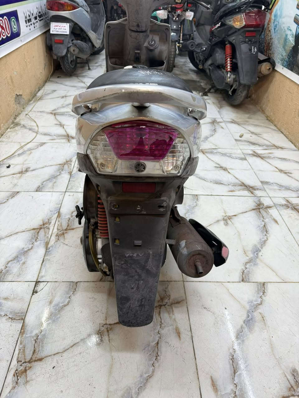 يا الله سلام عليكم معرض ابو الفضل للدراجات النارية عنوان المعرض بغداد الشعب حي اور قرب فلكة صباح الخياط للاستفسار على الرقم ***********
