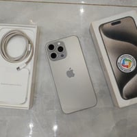 آيفون ١٥ برو ماكس • بطارية ٩٥ • تيتانيوم