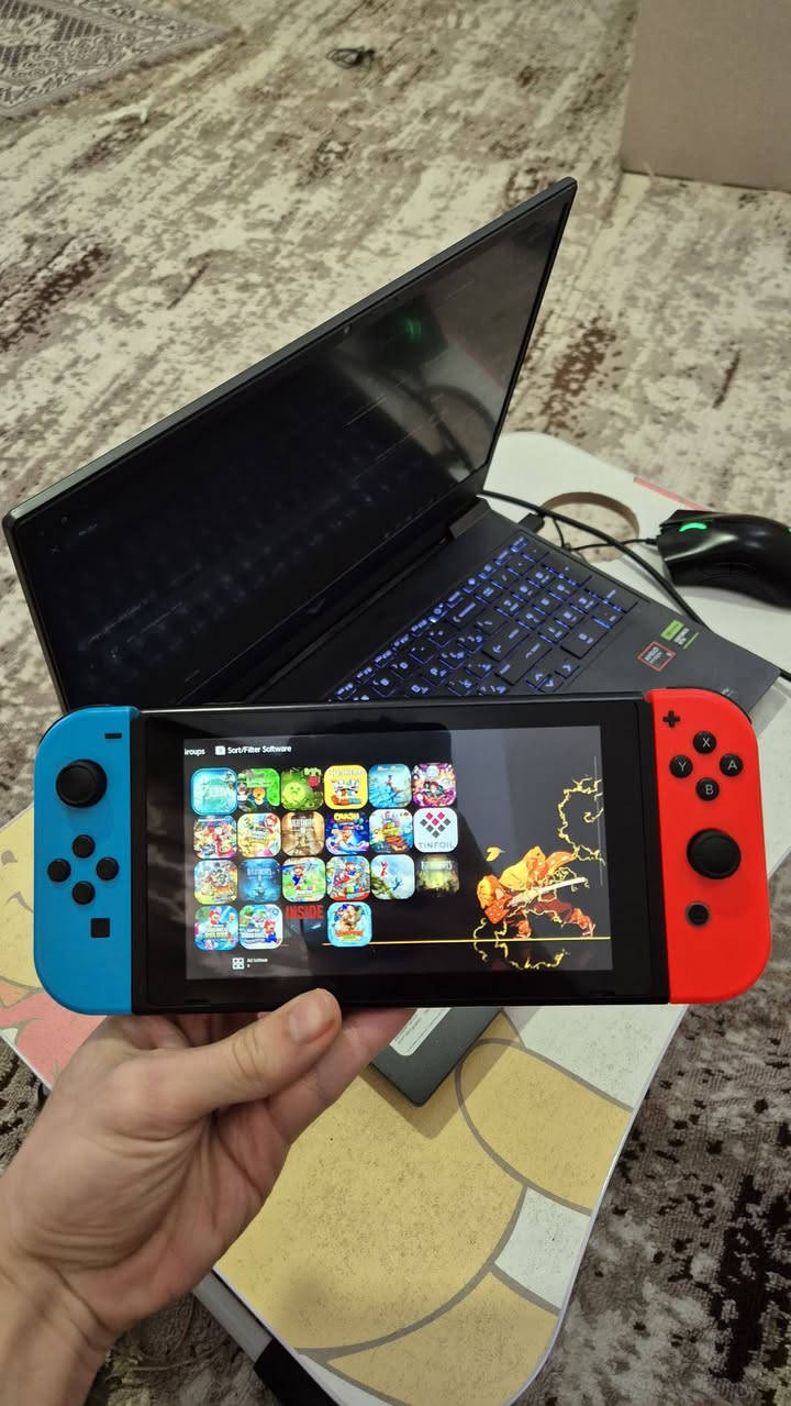 نتيندو سويج مهكر نضامين (اونلاين -اوفلاين)
ويا رام 128 مليان العاب 
نضافة الجهاز 95 % 
كارتون وكامل ملحقات ويا 
سعر 275 الف 
مكاني نجف توصيل موجود 
*********** واتساب فقط
