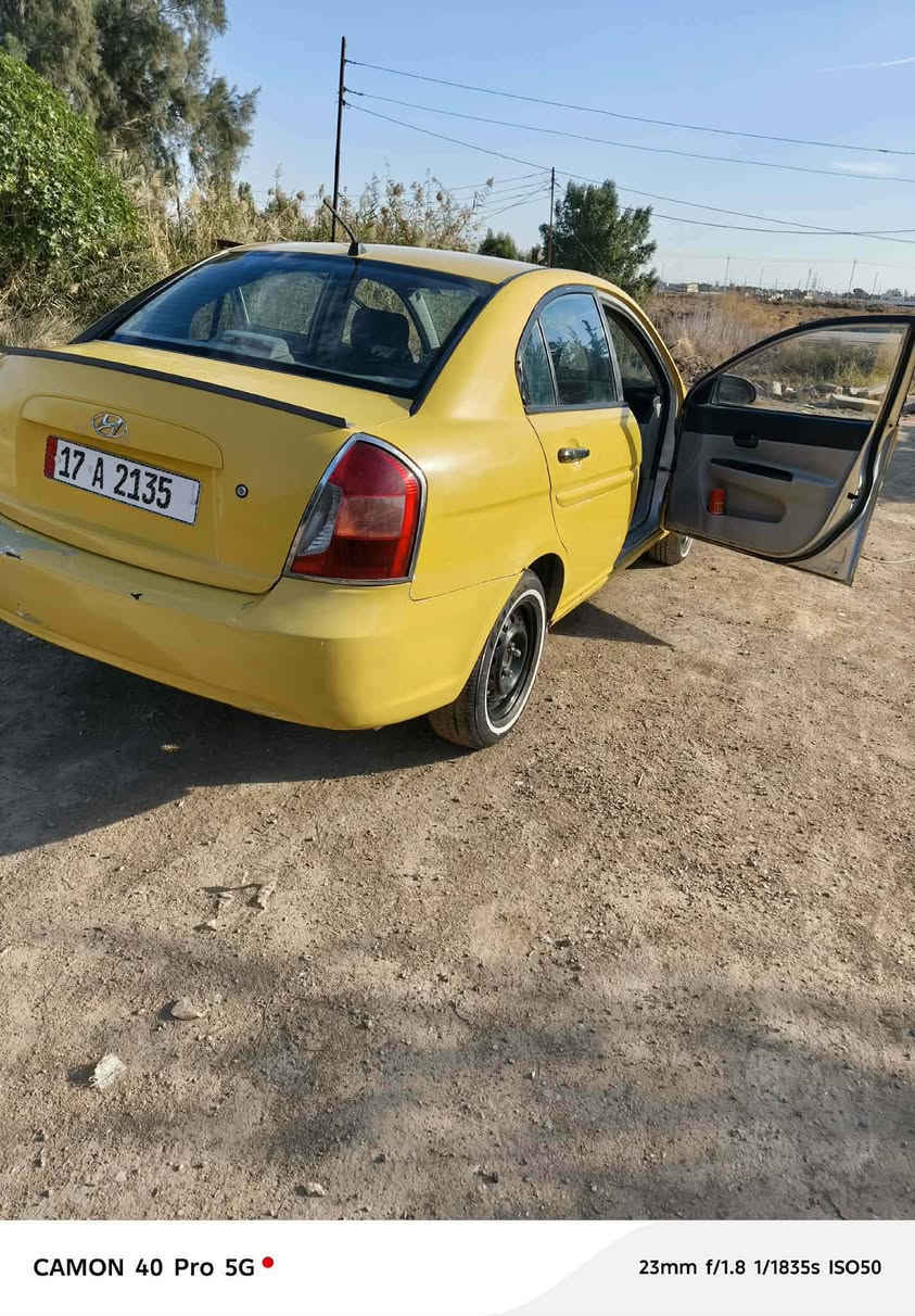 السلام عليكم اكسنت موديل2007
سياره مكفوله من كلشي تبريد شغال حداديه جديده
تخم تاير سياره گبل الشارع ...السعر77وبيه مجال 
رقم الموبايل‏‪***********‬‏
‏‪***********‬‏
