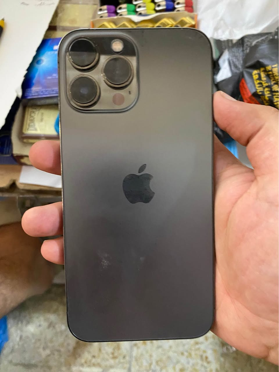 ايفون 13 pro max 📱
البطاريه 80 🔋
الذاكرة 256 📀

تلفون جديد جدا استعمال قليل 
كولشي ممبدل بيه فيس ايدي شغال واتر بروف شغال

الموقع الشعب حي البساتين

الرقم للواتساب الاستفسار
***********

السعر ٧٥٠ بغداد, العراق
