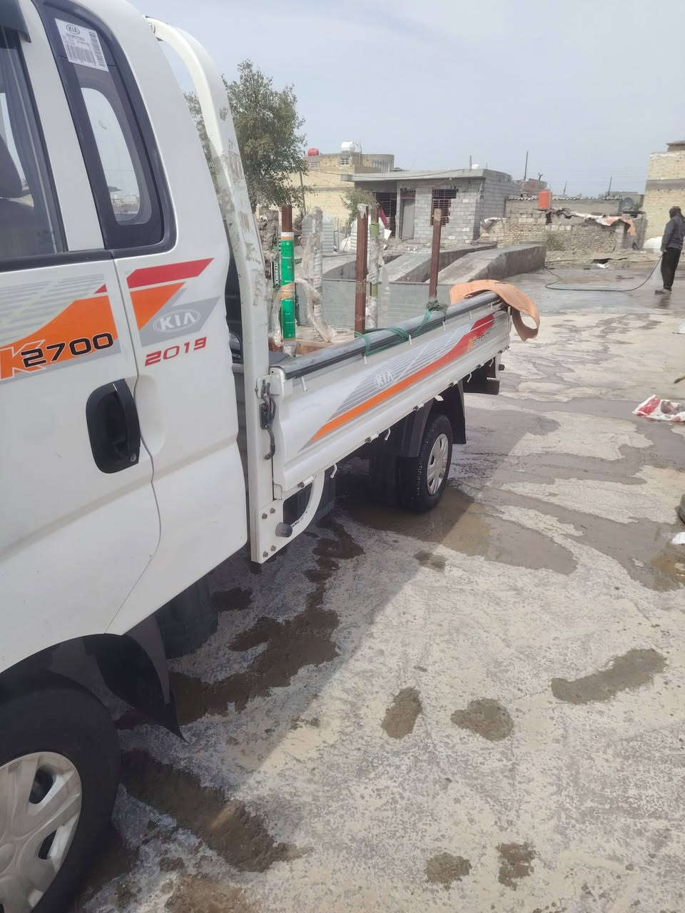 كيا بنكو 2700 موديل ١٨ كفالة عامة محرك خيط بخار تبريد شغال ثلج بسمي سيارة
***********
