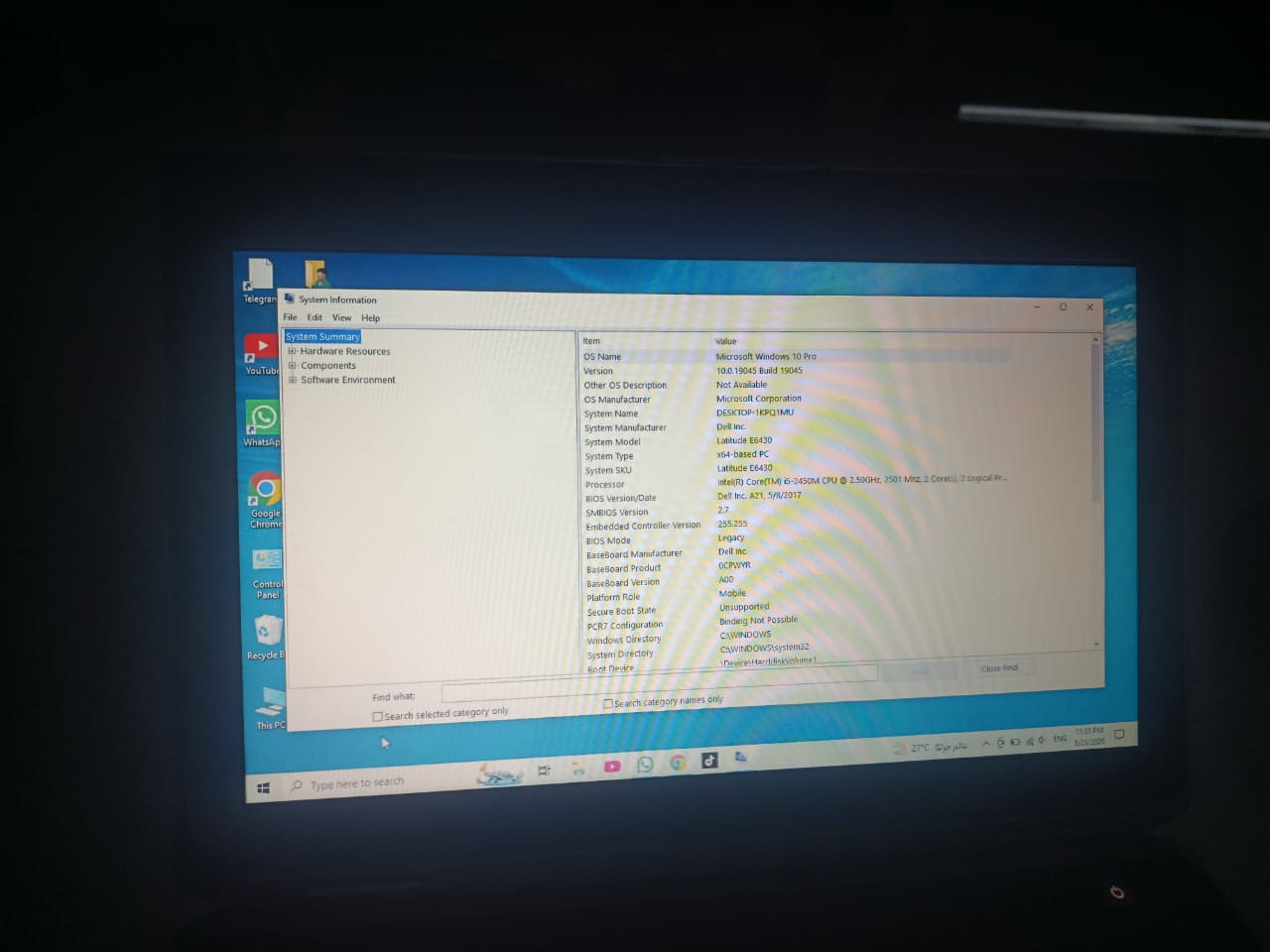 💻 للبيع أو للمراوس: حاسبة ديل Dell Latitude E6430 (فئة عملية ضد الصدمات)
حاسبة من الفئة العمليّة الثقيلة (Business Class)، معروفة بهيكلها المتين المصنوع من الألمنيوم والمغنيسيوم وقوة تحملها للشغل المتواصل. ممتازة جداً للدراسة، التصفح، البحوث، المبيعات، وإدارة الحسابات والمحلات.
🔍 المواصفات الفنية الكاملة:
الماركة والموديل: Dell Latitude E6430
المعالج (Processor): Intel® Core™ i5-2450M (سرعة وثبات بالأداء)
الذاكرة العشوائية (RAM): 4 جيجا
الهارد (Storage): HDD بسعة خزن زينة وممتازة للملفات والصور
الشاشة: قياس 14 بوصة مريحة للعين، مضادة للانعكاس (Anti-Glare) وخالية من العيوب
النظام: مثبت عليها ويندوز 10 برو (Windows 10 Pro) مفعل وجاهز للاستخدام
🔌 المنافذ والمميزات الإضافية (Full Ports):
منفذ HDMI: تحتوي على منفذ واير HD لربط الحاسبة على شاشة التلفزيون أو السمتلايت أو العارض (Projector).
منافذ USB: تحتوي على منافذ USB متعددة وسريعة لنقل البيانات.
منفذ VGA: لربط الشاشات القديمة.
منفذ LAN: لربط كابل شبكة الإنترنت المباشر.
القرص المرن: تحتوي على قارئ أقراص DVD/CD شغال طبيعي.
الواي فاي وبلوتوث: مجهزة بـ WiFi قوي لقط الرواتر وبلوتوث داخلي.
كاميرا ومايك: تحتوي على كاميرا أمامية بلادية ومايكروفون مدمج للمحاضرات والاتصال.
✨ حالة الجهاز:
نظافة ممتازة وشاشة صافية (مثل ما موضح بالصور).
كيبورد عربي/إنجليزي بلادي ومريح بالكتابة.
الحاسبة عملية جداً ومستقرة، وشغالة بشكل طبيعي وبدون أي مشاكل أو حرارة.
تجي وية الشاحن الخاص بيها.
💰 السعر، المراوس، والتفاصيل:
السعر: 130 ألف دينار (وبيه مجال بسيط للشراي الطيب).
المراوس: بيه مجال مراوس بموبايل أو حاسبة (حسب العرض والنظافة).
المكان: ديالى - بعقوبة (المفرق).
للتواصل: مراسلة الخاص.


**إذا كنت صاحب هذا الإعلان وتريد حذفه لأي سبب، رجاءا أرسل رسالة إلى الدعم الفني**