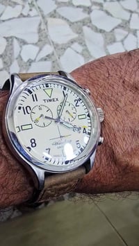 ساعة تايمكس الاصلي نضافة ممتازة كرونو غراف سناتر شغالة سنتر ثواني منفص...