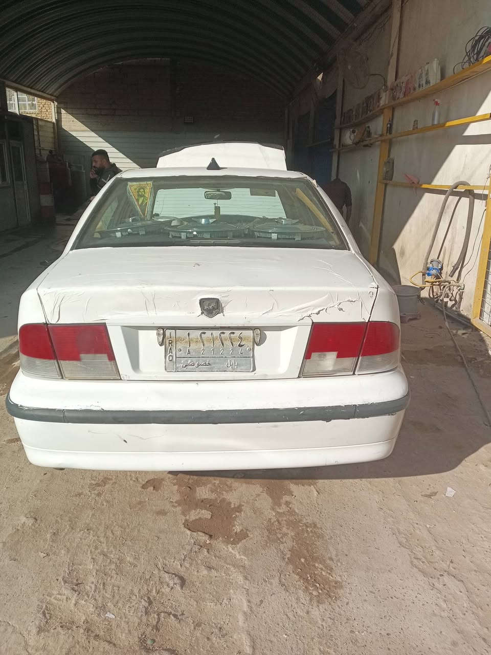 السلام عليكم ثمن للبيع موديل 11 سياره كلش حلوه نظيفه مقفوله من الضربه قويها الخلفي مكينتها خيط بخار جير جديد تخم تاير ابو الخطه جديد كهربائيات كلها شغاله سياره ما عايزه شي دواخله جديده حداديتها حلوه مكانها النجف السعر40 وبيها مجال بسيط رقم التليفون*********** بوساب
