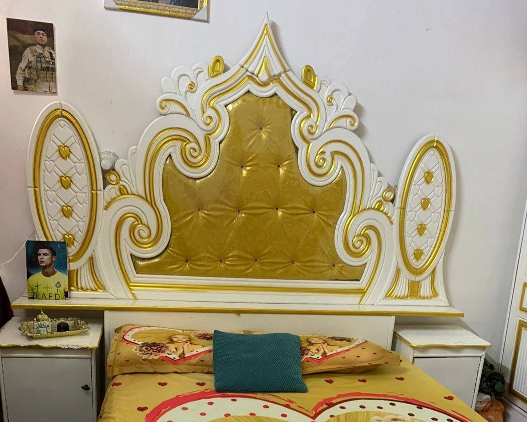غرفة نوم صاج عراقي للبيع السعر 500$ 
لاستفسار ***********
