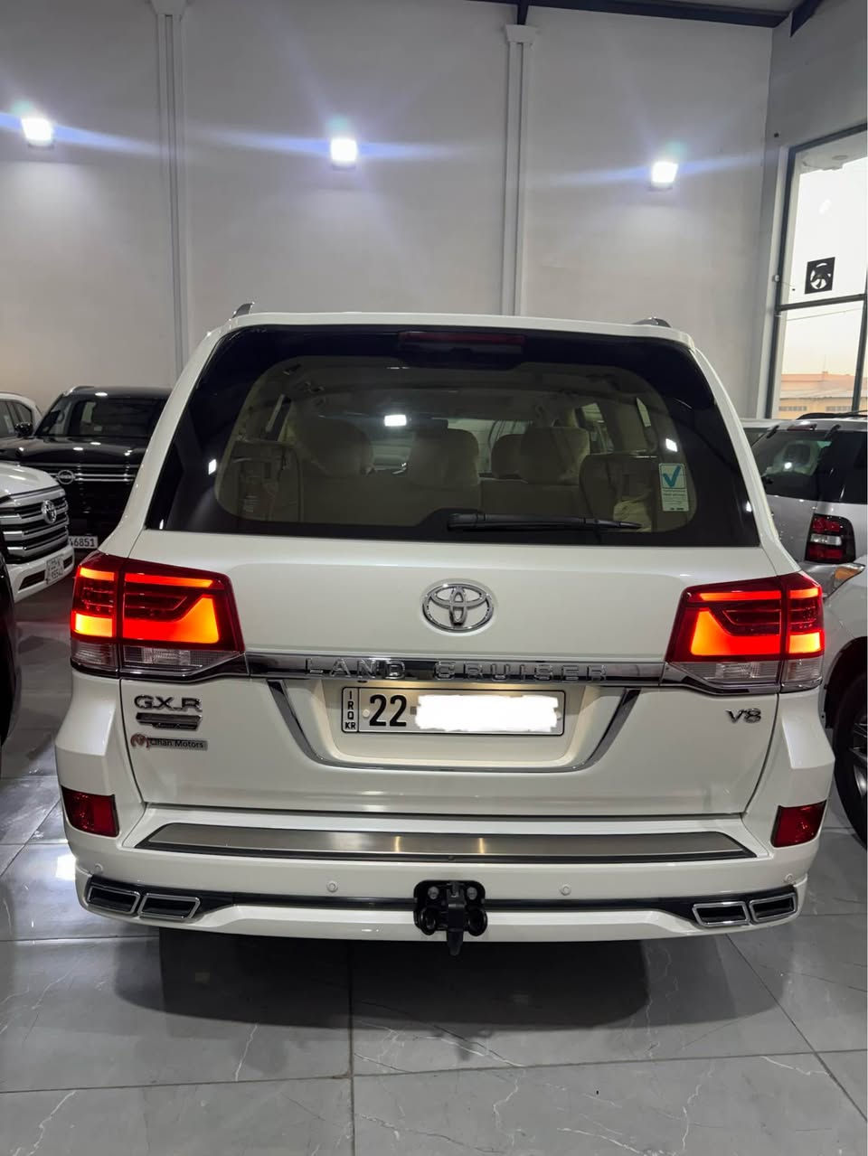 TOYOTA

LAND    CRUISER

2020

GXR

GRAND  TOURING    1

CIHAN   MOTORS 

V8

4.6L

………………………………………………………………………….

تویوتا      لاندکروزەر
 

2020     سپی

8 پستن

  

مەکینە

4.6L

………………………………………………………………………….

وارد      عێراق

شەریکە    جیهان

…………………………………………………………………………
 

گراند   تۆرینگ   

 

شەریکە  جیهان

دەرجە    یەک

باب    الاول

………………………………………………………………………….

مواسفات 

کوشن     جلد

کوشن    کارەبایی

دەشبول    زینۆن

سندوق   کارەبایی

4  دەرگا  بەسمە

شغال

 
8  ایرباگ  

کامیرای  دواوە

شوێن   مۆبایل   شەحن  کەرەوە

 

ABS

تەبریت  مەرکزیی

3 شاشە

لایت  زینۆن

………………………………………………………………………….

رەقەم  و   سەنەوی   نوێیە

بەناوی   خۆمانە

………………………………………………………………………….

بێ      بۆیاخ

………………………………………………………………………….

شوێن             هەولێر

معرض           جوهر
 

………………………………………………………………………….

نرخ

………………………………………………………………………….

505                                    وەرەقە

………………………………………………………………………….

***********

(     واتس    اب     هەیە       ) أربيل, العراق
