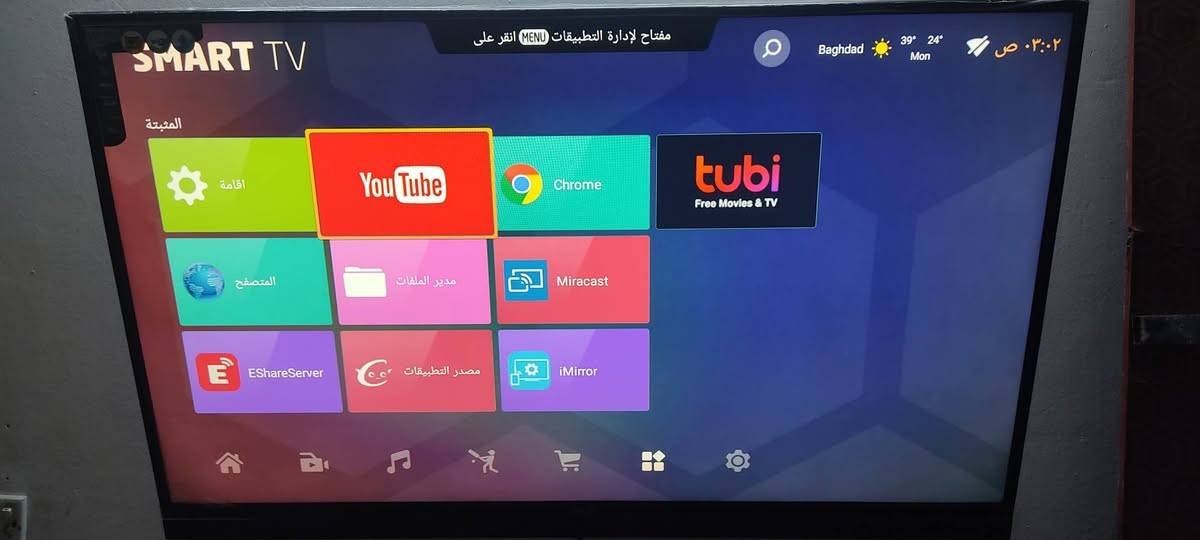 السلام عليكم شاشه حجم 55 نوع OLG فول نت شغاله السعر 200 الف قفل الاتصال على الرقم ***********
