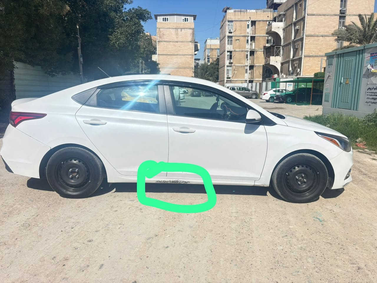 السلام عليكم اكسنت للبيع موديل 2022 امريكي الاظرار الخارجية مثل ما موضح بلصور تم تعديلهة باقي على الصبغ السيرفس شغال السعر 11000$  الاستفسار ***********
