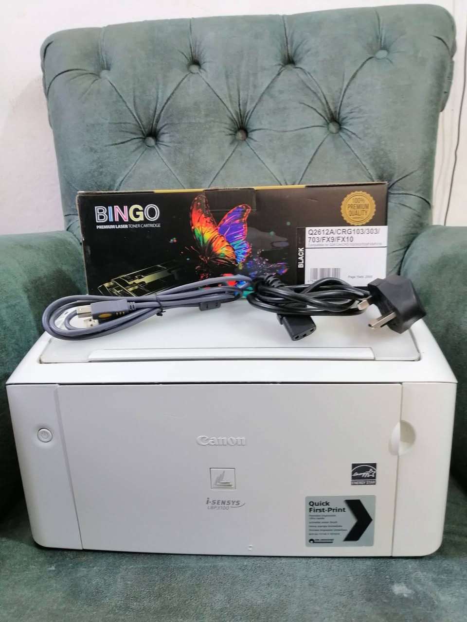 السلام عليكم طابعة كانون ليزري LBb 3100 نظيفة جداااا
ابيض واسود ١٨ نسخه بلدقيقيه
كاترج باودر سعره ٧ الف دينار اكفي ٢٠٠٠ نسخه
 تعمل نظام الحاسبة وعن طريق تلفون توصلاه مكان بغداد الكرخ للاستفسار خاص


**إذا كنت صاحب هذا الإعلان وتريد حذفه لأي سبب، رجاءا أرسل رسالة إلى الدعم الفني**