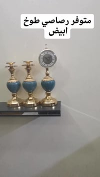 رف ديكور متوفر رصاصي طوخ ابيض كمية محدودة سعر القطعة ١٠ الف متوفر توصي...