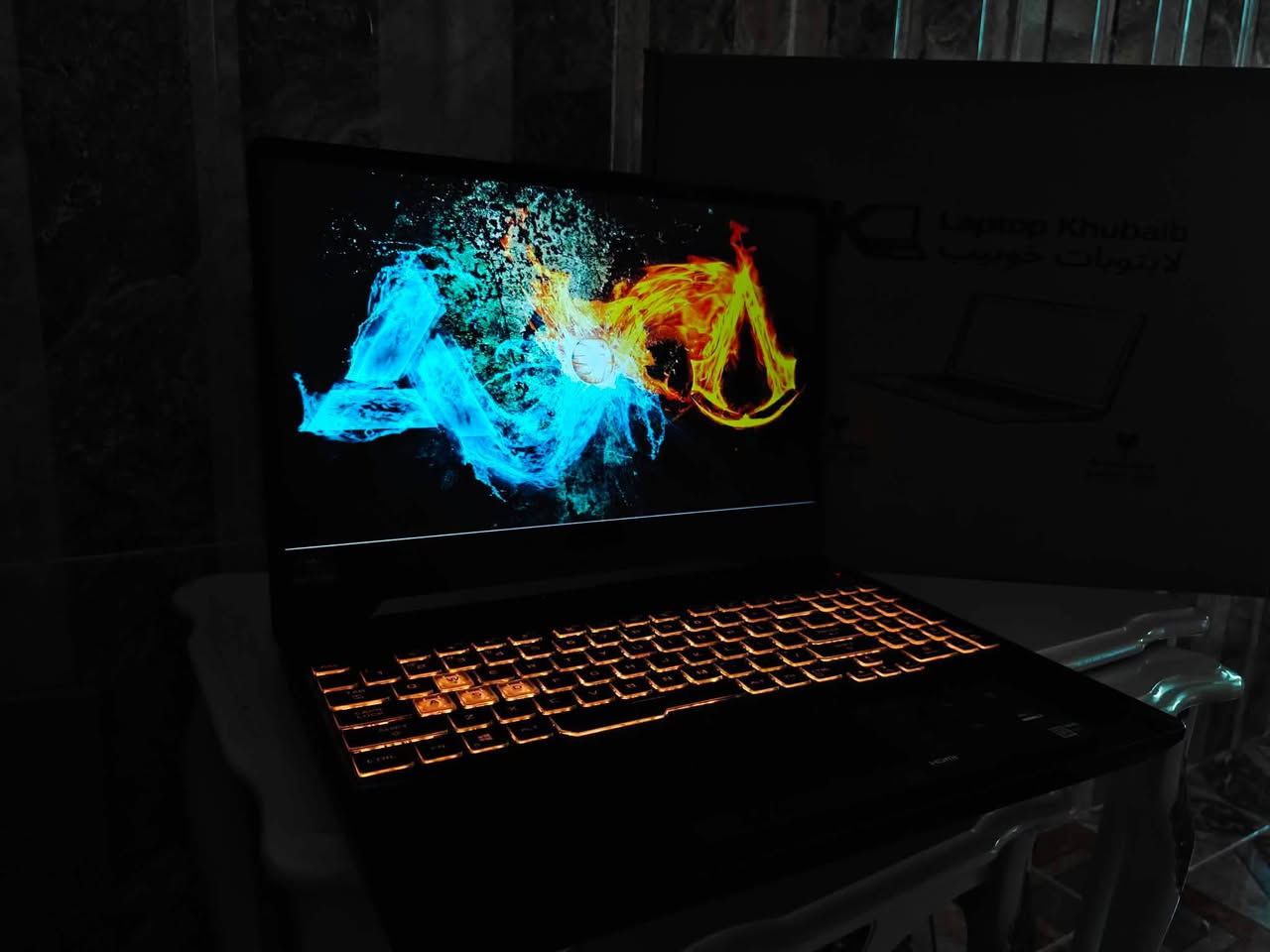 Asus tuf gaming
Cpu: r7 4800h
Gpu: 1660ti 6gb
Gpu1: 8gb
Ram: 16gb ddr4
Ssd: 512gb
Monitor: 15.6inch 144hz
Price💰: 800.000 IQD 
Phone whatsapp📞: ***********
