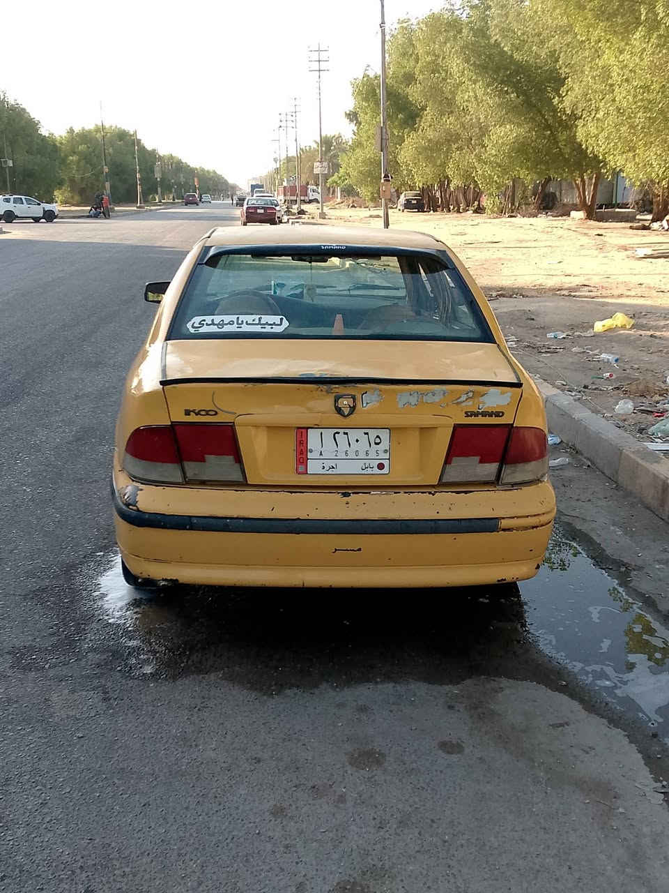 سمند 2011ناطق مصفره هيه غرامت سياره كلشي مبدال جديد من سلف الصدر اذرعه مال مسحات وماطو نافضه ما مخلي بيه نق مجفته تجفيت جديد بس بيه شغله وحده الويل بم ما صعد دهن بيه صوت بل مكينه الستفسار ***********. مكاني كربلاء رعيه هم يمي بكربلاء
