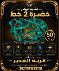 هولدر خضرة • ٢ خط • سلك نحاس