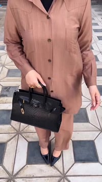 سوت لنن • قصة موديست • بنطلون خصر مرن