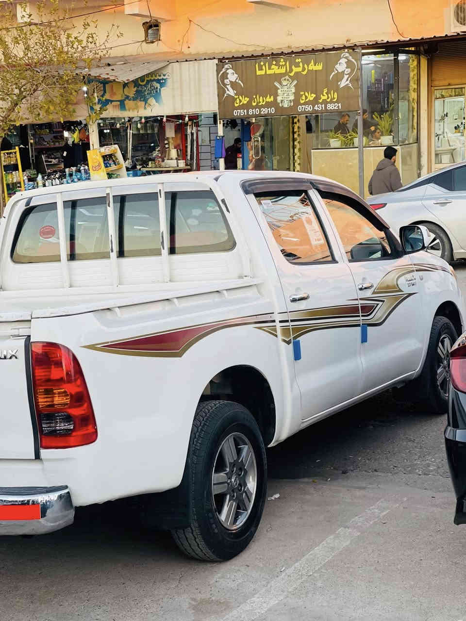 سياره تويوتا بيكم مرزيا  2006 كويتي 
  سياره مكفوله كفاله بدون صبغ 
سياره رقم دهوك رقم سنويه جديده محرك وكير كفاله الشراي  ‏‪
رقم تليفون واتساب او فايبر ☎️
***********
مكان سياره عقره 📍‬
