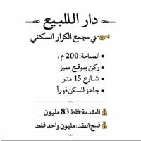 مجمع الكرار • ٢٠٠م • جاهز للسكن
