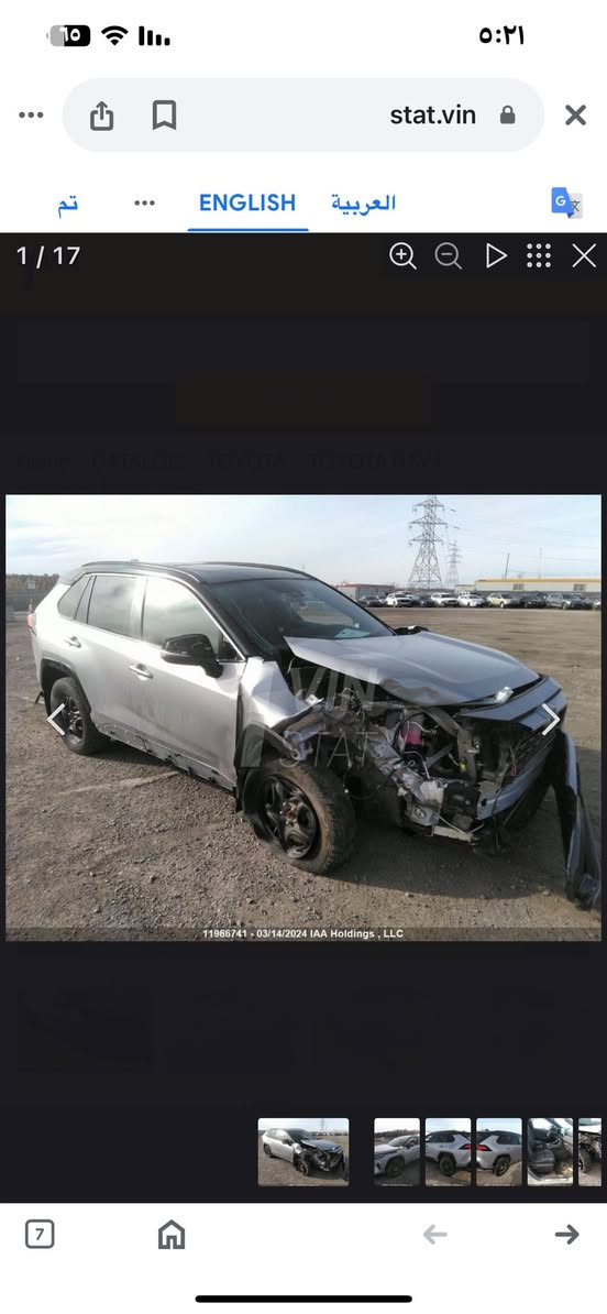 Toyota RAV4 XSE 2022
‎تويوتا راف فور هايبرد فئة XSE2022‎

حادث رقم الشاصي موجود يمك  

‎•اوتو ستوب 

‎•كاميرا رادارات جانبيه ورادار امامي

‎• فتحه سلايد روف

‎• شاشة كبيرة• كاميرا خلفية

‎• كراسي جلد • كراسي تدفئه كراسي كهرباء• رادار امامي وخلفي• مانع تصادم 

‎• رادار جانبي

‎• مثبت سرعه• مانع انزلاق

‎• استيرنك متحرك كهرباء• تحكم طارة

‎• مانع تجاوز• حساسات مانع تجاوز

‎• نقطة عمياء• تصحيح مسار

‎• بصمة تشغيل• بصمة أبواب

‎• مفتاح سمارت• دخول ذكي

‎• حساسات مطر• شاشة أعطال

‎• اناره ترحيبية• حساسات دخول الإنفاق

‎• نظام ECO + TRIP•  سبورت  ev   .نظام GPS + خرائط

‎• حساسات ضغط هواء الإطارات

‎• اضوية امامي زنون LED• اضوية خلفيه LED• كشافات ضباب LED

‎• ليد زنون نهاري• اضويه امامية متحركة

‎• حساسات اضوية• جنط 

‎• 4 أنظمة قياده ECO \  EV,Normal / Sport 

 مراية فيديو تصوير وجام عاكس 

‎• باب صندوق خلفي كهرباء• هاندبريك كهرباء

‎ دخول جديد. بيع فقط. دون مراوس  السياره صلاح الدين  مرقمه وعنوانها 

طوز خرماتو __الدوز 

صورة السونار والحادث  مرفقة بالمنشور 

السعر ٢٣٠ قفلها  ويرهم بيع وعده شهر شهرين اكثر اعتذر 

***********

— في ‏‏‎Tuz‎‏، ‏صلاح الدين‏‏.
