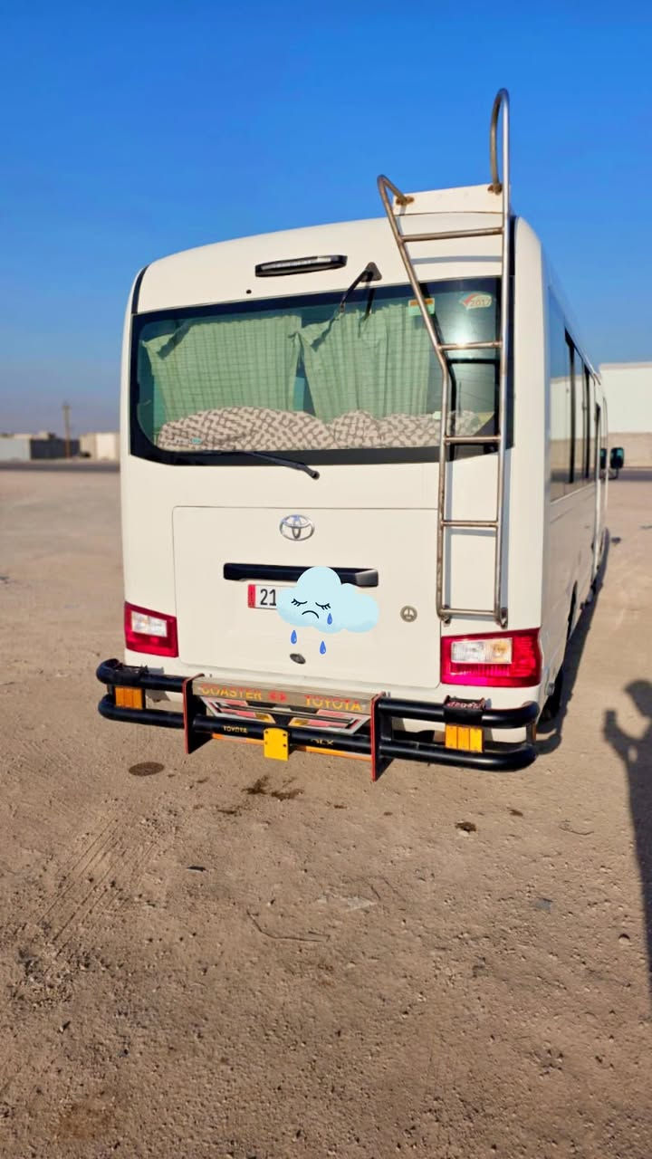 السلام عليكم اخوان
كوستر موديل 2017 السياره جاهزه للأخير. تبريد تدفئة. 

قلابي ستاركس   -فتحه- تبريد محور -فانات جدد -حداده جديده -تخم تاير برجستون -صبغ وياله -دروعه امامي -خلفي سيبايه  -سفاري -بردات -تلبيسه -منضومه غاز- فاتح أربع وياله جدد -السياره رقم جديد مع سنويه جديده -بيهه صبغ الصفحه الطويله اثر شخط  -السياره جاهز تحويل مكان بصره

 

السعر 415$وبيهه مجال  اعتذر عن المراوس بيع فقط 

لاستفسار ***********
