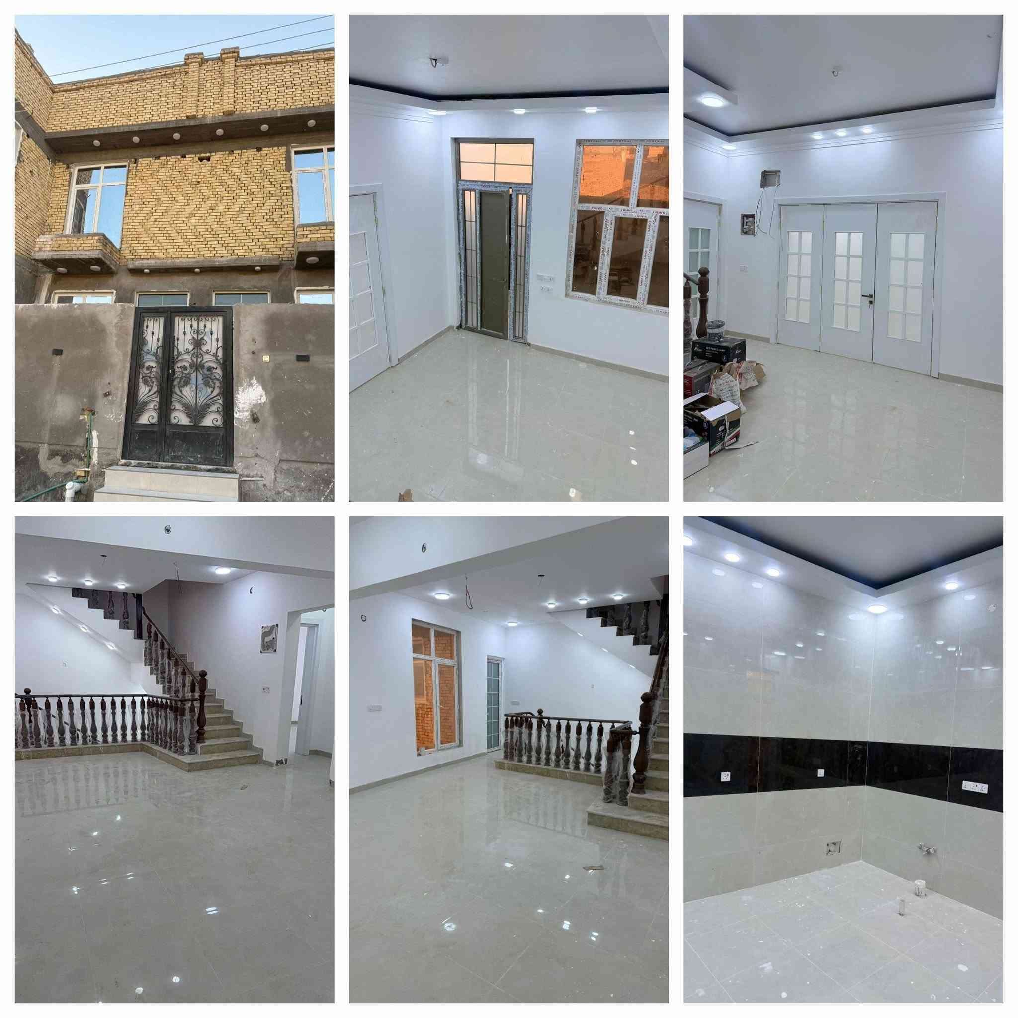 بيت للايجار بالموحيه فول مواصفات مامسكون مساحته 120م طابقين ***********

