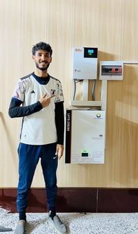 منظومة قوة الشمس • بطاريات ليثيوم 5 سنوات • 10 أمبير مستمرة