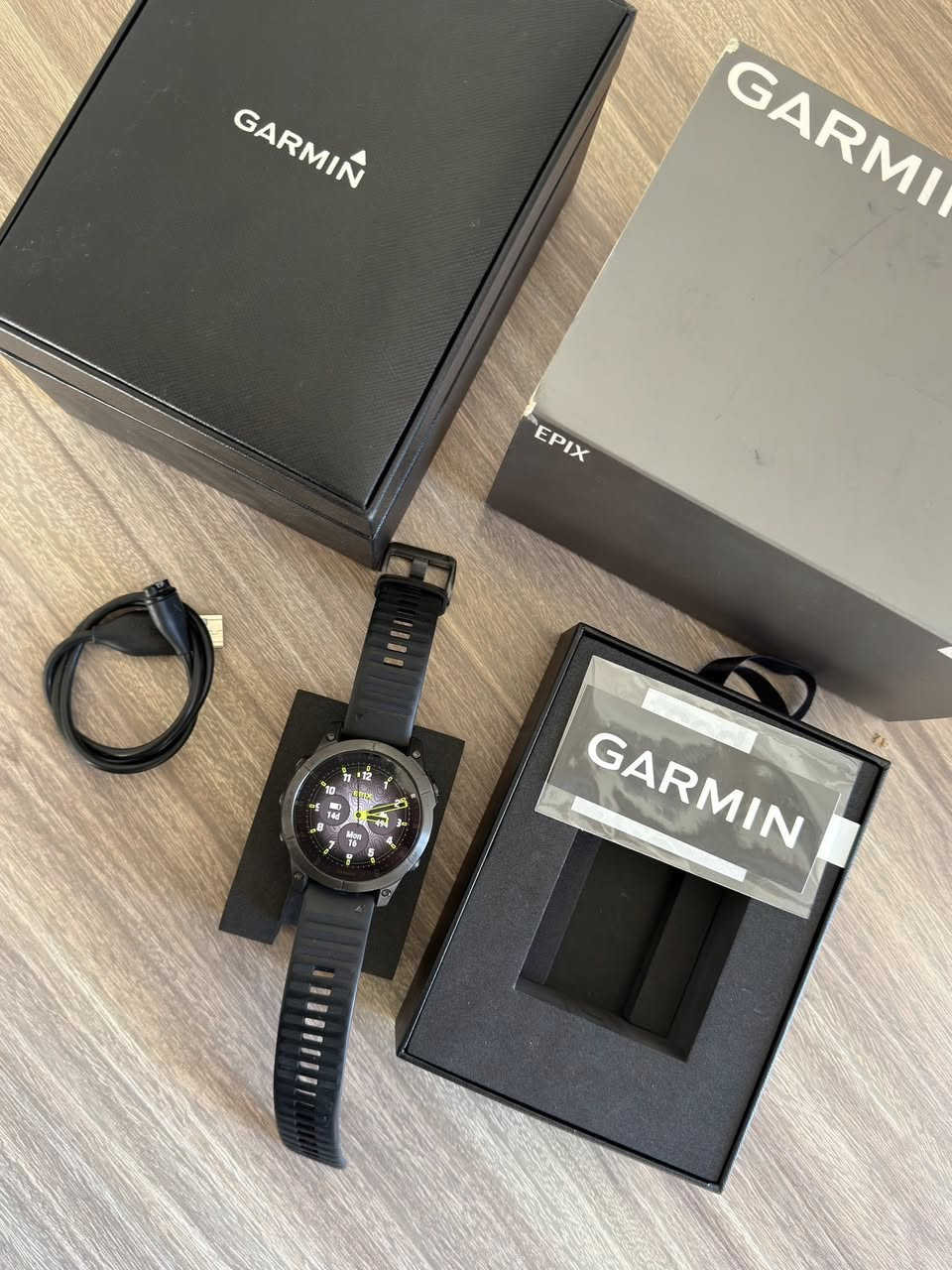 Garmin epix gen 2 sapphire
47 mm
نظافە ٩٨٪
سعر فقط  ٥٤٠   الف 
توصیل متوفر


**إذا كنت صاحب هذا الإعلان وتريد حذفه لأي سبب، رجاءا أرسل رسالة إلى الدعم الفني**