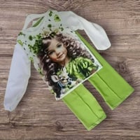 قميص وبنطرون • وردي 3-4س • اخضر 7-9س