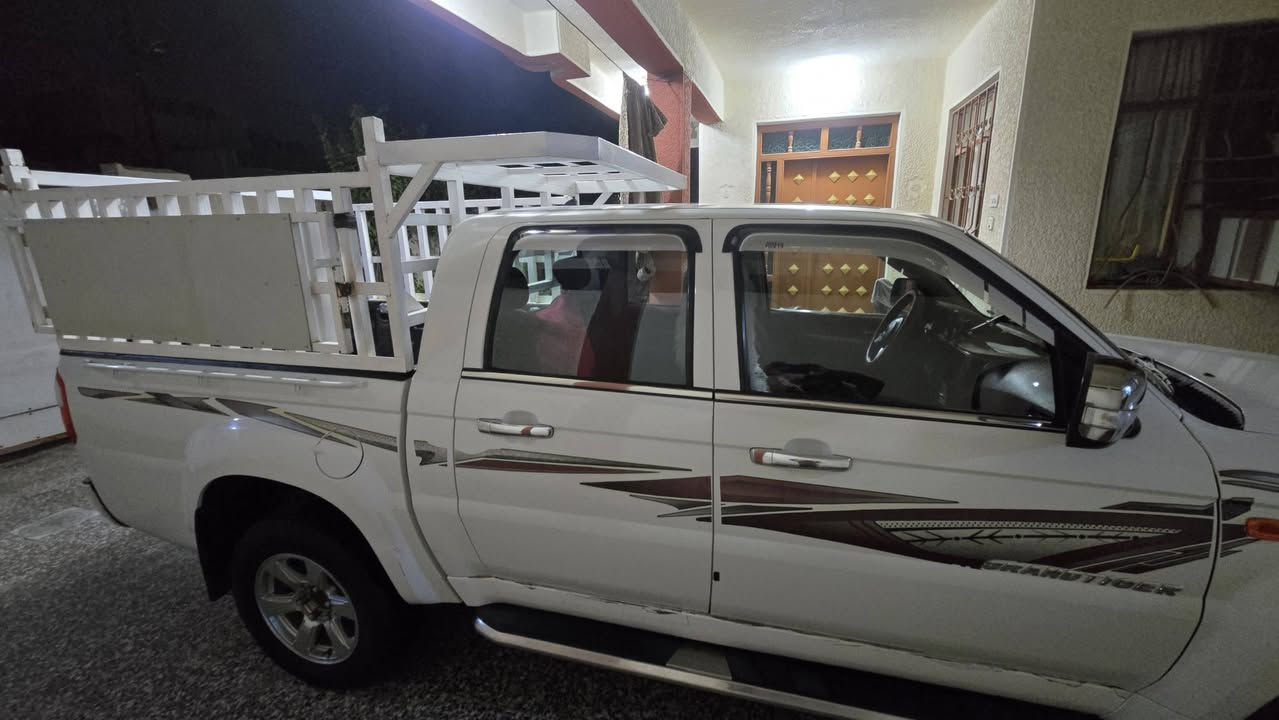 للبيع بيكاب دبل قمارة zxauto من نوع كراند تايكر موديل 2020 مكفوله (فقط شبر بالجاملغ  جهة السايق موضح بالصور راجع بارد)  كير ومحرك شرط (كير عادي) ب125 وبيها مجال 
بيع فقط باسمي تحويل ثاني يوم رقم بغداد مكانها فلوجه اي استفسار ***********
