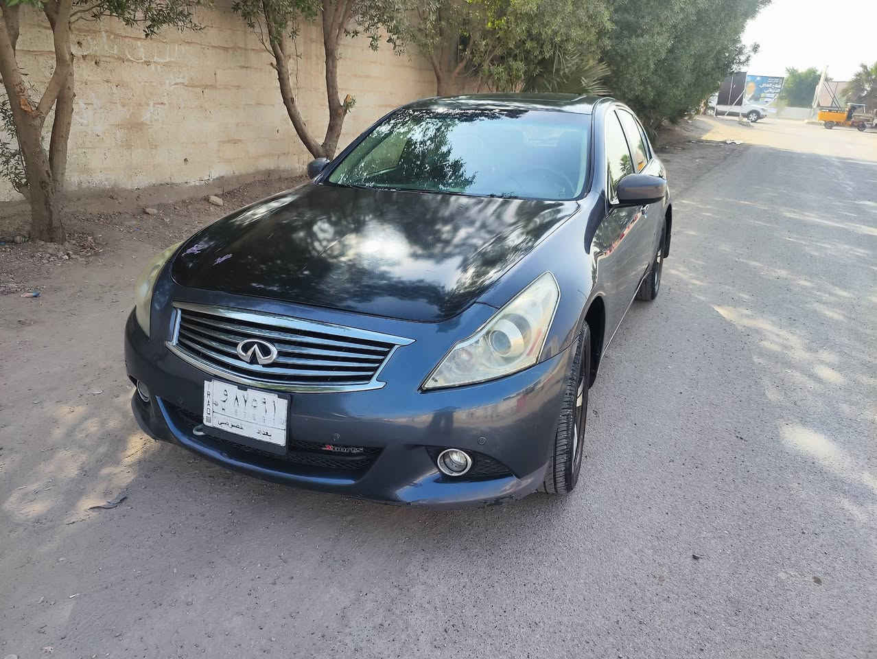 للبيع سيارة انفنتي جي ٣٧
السيارة موديل ١٣جاهزة للاستخدام بيها ملاحظات وترتيبات شوي 

مسويلها ادامه نوزلات بلكات مجاول 

مكينه وكير مكفولات 

السياره هزه جديده وسنويه ب اسمي تحويل شوكت مايعجبك 

الصور طالع بيها رقم قديم اخذتهن قبل لا احولها 

السيارة حادثها  خلفي  خفيف سعرها ٧٥وبيها مجال بسيط 

***********
