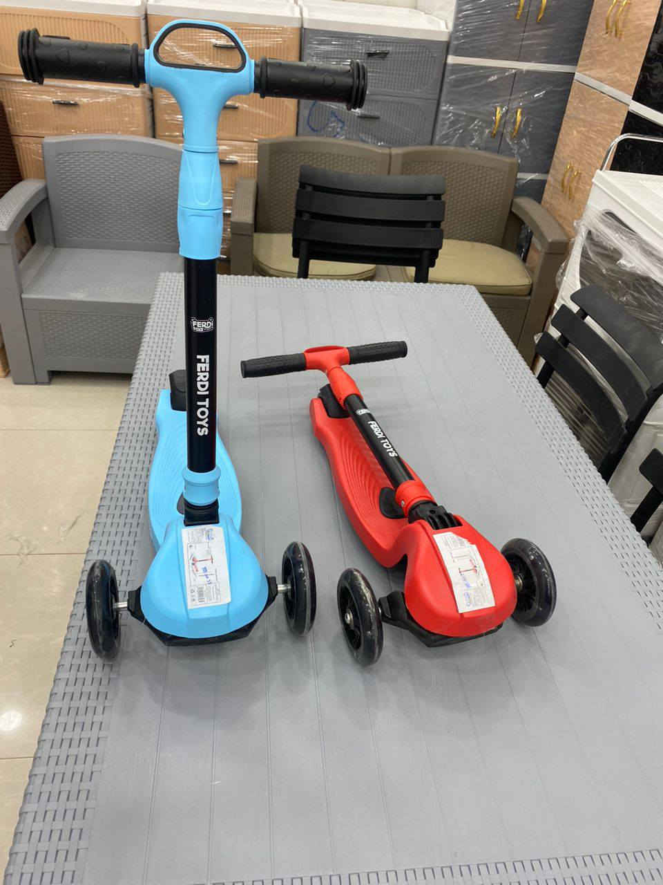 🚀 سكوتر FERDI TOYS – متعة وآمان لجميع الأعمار!

متين جدًا وذو جودة عالية

لا يصدر أي صوت أثناء الاستخدام

مناسب للأطفال من 4 سنوات و اكثر

تصميم عصري وألوان جذابة (أزرق و أحمر)

سهل الاستخدام، آمن وموثوق

💥 مثالي للهدايا أو اللعب اليومي
احصل على سكوترك الآن وتمتع بالمرح دون إزعاج
0696134404
واتساب


**إذا كنت صاحب هذا الإعلان وتريد حذفه لأي سبب، رجاءا أرسل رسالة إلى الدعم الفني**