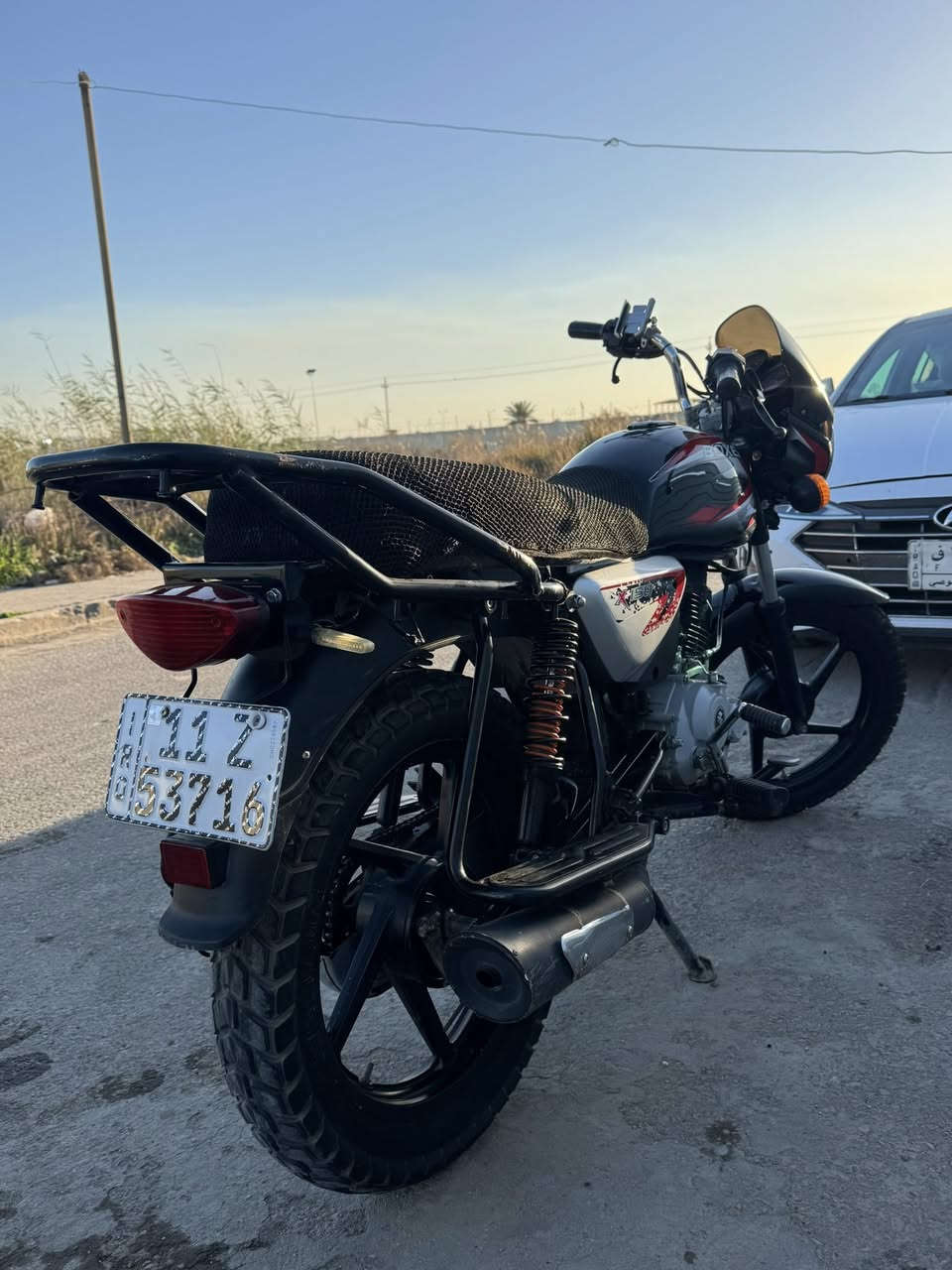 السلام عليكم دراجه للبيع بوكسر كلاسك مديل 2022 مرقمه مكينه وكير مكفولات كهربايات كامله السعر مليون 800 وبيها مجال مكاني العامريه ***********
