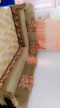 طقم قنفات • قنفات • طقم كنب • كنب • قنفات خشب • خشب عراقي • طول ٧ متر ...