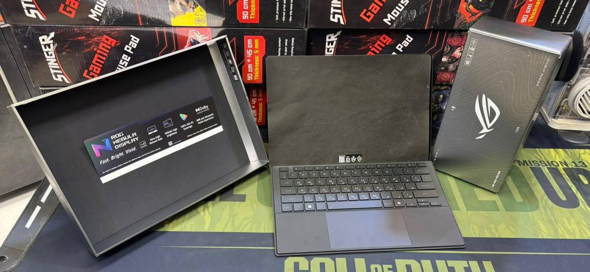 جديد بمعنى الكلمه يعني فقط مفحوص طبعا مشتري من شركة النبع سعره 3 ملايين و 600 ألف تكدرون تتأكدون من سعره والصوره موجوده بشركة النبع  والصراحه الجهاز مو أليه آني مكلف بالنشر أمانة الله والي يريد الجهاز أكدر أنزل من سعره من 400 إلى 500 الف غير هذا ميبيع 

لابتوب ASUS ROG Flow Z13 GZ302EA-RU056W بشاشة لمس 13.4 بوصة، 2.5K، 180 هرتز - معالج Ryzen AI MAX+395، ذاكرة وصول عشوائي (RAM) سعة 32 جيجابايت، قرص SSD سعة 1 تيرابايت، نظام تشغيل Windows 11 Home بغداد, العراق


**إذا كنت صاحب هذا الإعلان وتريد حذفه لأي سبب، رجاءا أرسل رسالة إلى الدعم الفني**