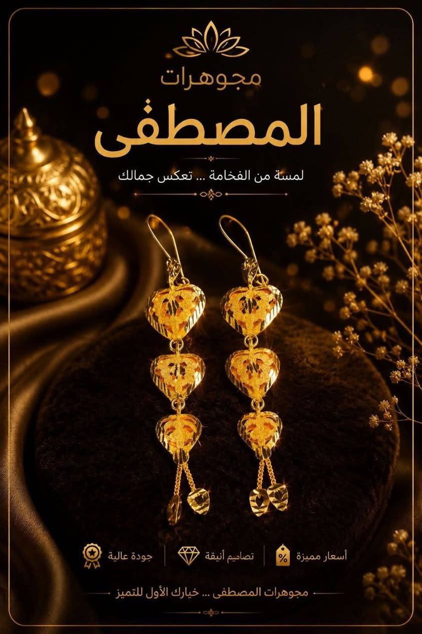 ✨ السلام عليكم ورحمة الله ✨

تراجي خليجي إماراتي عيار 21K
بتصاميم عصرية وأحدث الموديلات ✨
أناقة وفخامة بأسعار مناسبة للجميع

📍 مجوهرات المصطفى
بابل – جبلة – سوق المسقف

📞 للتواصل والاستفسار:
*********** – مقتدى

