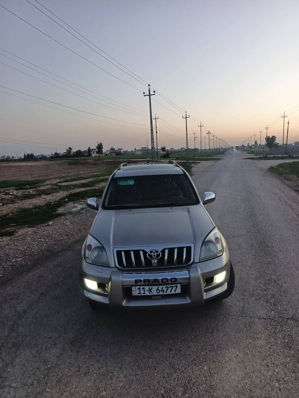 برادو ٢٠٠٤
محرك ٦ غاز و بانزين
دبل تانكي 
بدون صبغ فقط بنيد جمالية 
نضافه كدام عينك 
رقم وسنويه جديد 
سياره ب اسمي 
سعرها ١٤٠$ وبي مجال 
مكان موصل بعشيقة 
رقم 
***********
***********
