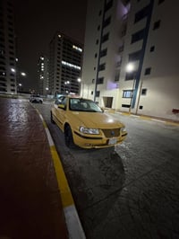 سمند للبيع 2011  بنيد وباب السايق مصبوغ بس وضربه موضحه بالجاملخ الخلفي...