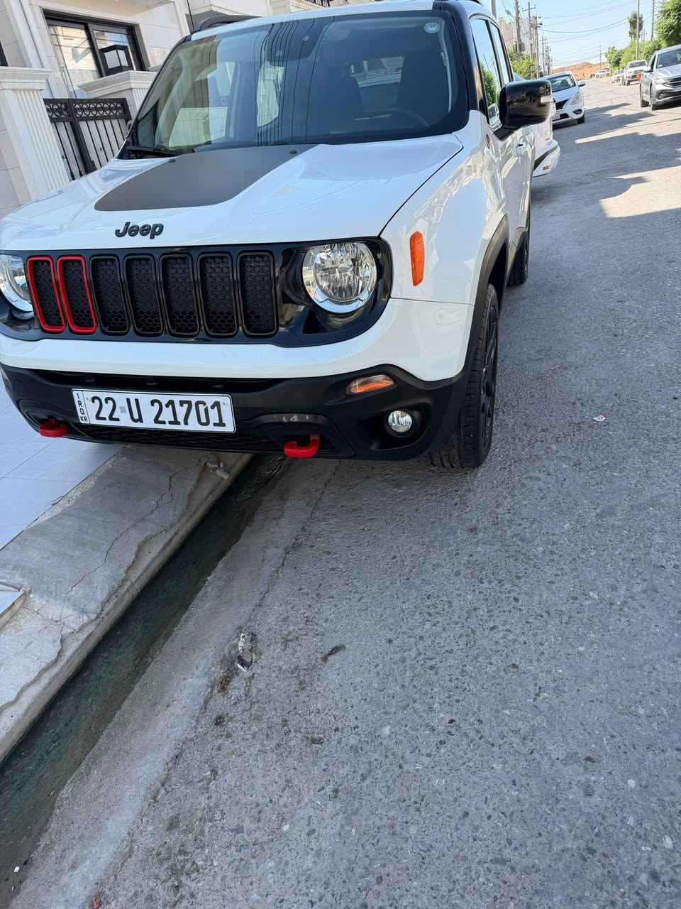السلام عليكم
ZACNJDC16PPP40765

jeep renegade (trailhawk)

حادثها بابين مبدل نفس اللون وجاملغ مصبوغ
ايرباك سستم 

مواصفات trailhawk

محرك 1.3 تيربو

ماشية 27800 كيلو متر

بصمة 
هندبريك كهربائي
شاشة+ كامره
تحكمات 
تشغيل عن بعد

السعر 132 وبيها مجال 

رقم السيارة اربيل / باسمي

مكان السيارة : اربيل

‎رقم تلفون

 0️⃣7️⃣7️⃣1️⃣5️⃣3️⃣2️⃣2️⃣9️⃣0️⃣7️⃣

0️⃣7️⃣5️⃣0️⃣2️⃣6️⃣7️⃣1️⃣2️⃣0️⃣0️⃣


**إذا كنت صاحب هذا الإعلان وتريد حذفه لأي سبب، رجاءا أرسل رسالة إلى الدعم الفني**