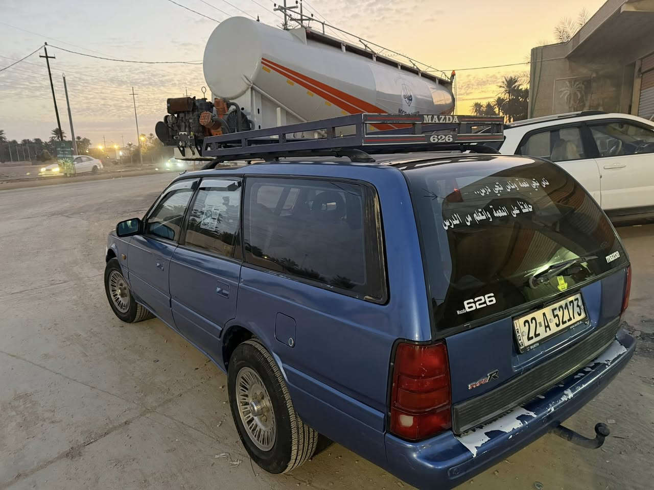 سلام عليكم ورحمه الله وبركاته
مازدا استيشن رقم اربيل سنويه 2030
تحويل مباشر
تدفئه تبريد محرك وكير خير من الله ترايك للبصرة
محرك 12ولف 
مصبوغه احزام للجماليه فقط
بدون خياس معمر جديد 
سعر السياره 53ورقه بي مجال قليل
مكان السياره ديالى خانقين
***********
واتس اب
