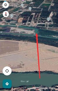 للبيع بستان مساحة دونمين مطلات على نهر دجلة  دونم ونصف ملك صرف تحويل ط...