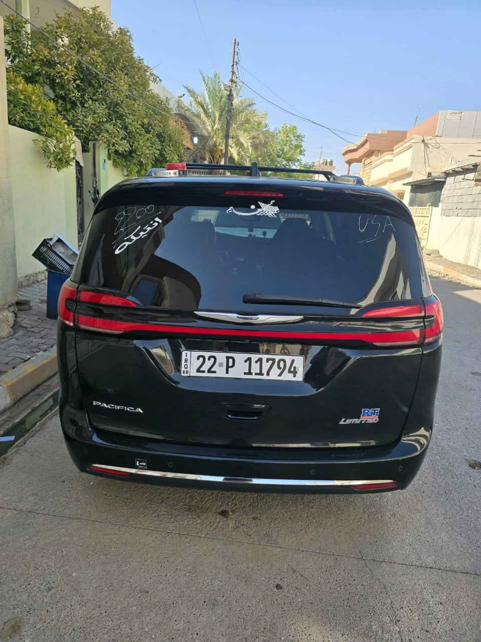 Chrysler pacifica
باسفیکا موديل 2022 لمتدد ماعده فتحه
سونار مرفق ويه صور
گير و مكينه كفاله
كهربايا كفاله
طخم تايرات ووياله نظيف 
ستيرن تحكم
ماشيه(61) 
مكان سياره موصل
سعر 190 وبي مجال قليل
للاستفسار ***********\\***********
