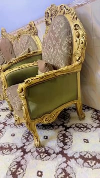 كنب زان • ١٠ مقاعد • طاولتين مرمر