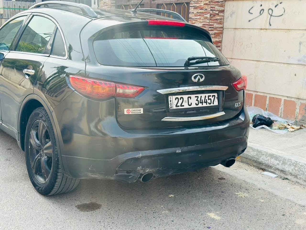 (مُكلف بالنشر)
السلام عليكم
سيارة انفينتي Fx35
موديل 2009 رقم اربيل اللون اسود
عندي وكالة بيها سنوية لغاية 2029
المحرك 3.5
محرك-گير-تبريد جيد جدا
صدر جيد
بيها ضربة من الجهة اليمنى من الطول للطول
ومصبوغة عام
السيارة موجودة ببسماية
للاستفسار الاتصال بصاحب السيارة
ابو عمار
***********
السعر 68 ورقة وبيها مجال
