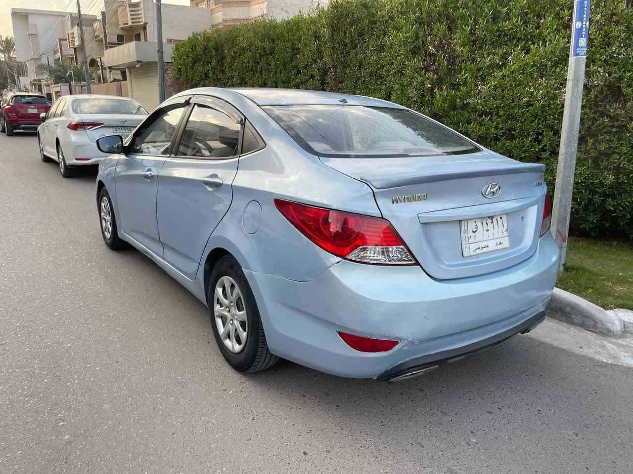 ***********  جديده  ونظيفه
اكسنت ٢٠١٢خليجي 
محرك ١٦٠٠ دوش جديد لبارحه شديته مال حاويه بالجيس
 سيارة نظيفة وجاهزه 
بيها ٣ قطع صبغ 
بدون دواخل 
غرفتها جديده  كلش 
كير محرك  جديد
شاشه  كامره 
اشاير بالمري 
تحكمات ستيرن 
تخم تاير  وباتري جدد
صدر امامي  خلفي جديد 
ترايها كلش ناعم ونشطه  سياره  خير من الله 
تبريد  ثلج 
بجم  زنون 
مكاني بغداد الاعظمية 
بغداد  شرط التحويل 
السعر ٨٦ ورقة اتصال فقط  نكلف بلنشر 
 ***********
