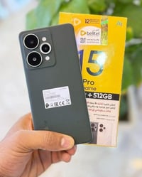 ريلمي 15 برو 5G استعمال شي قليل لمدة شهر بعده بحالة الوكاله  ذاكره 512...