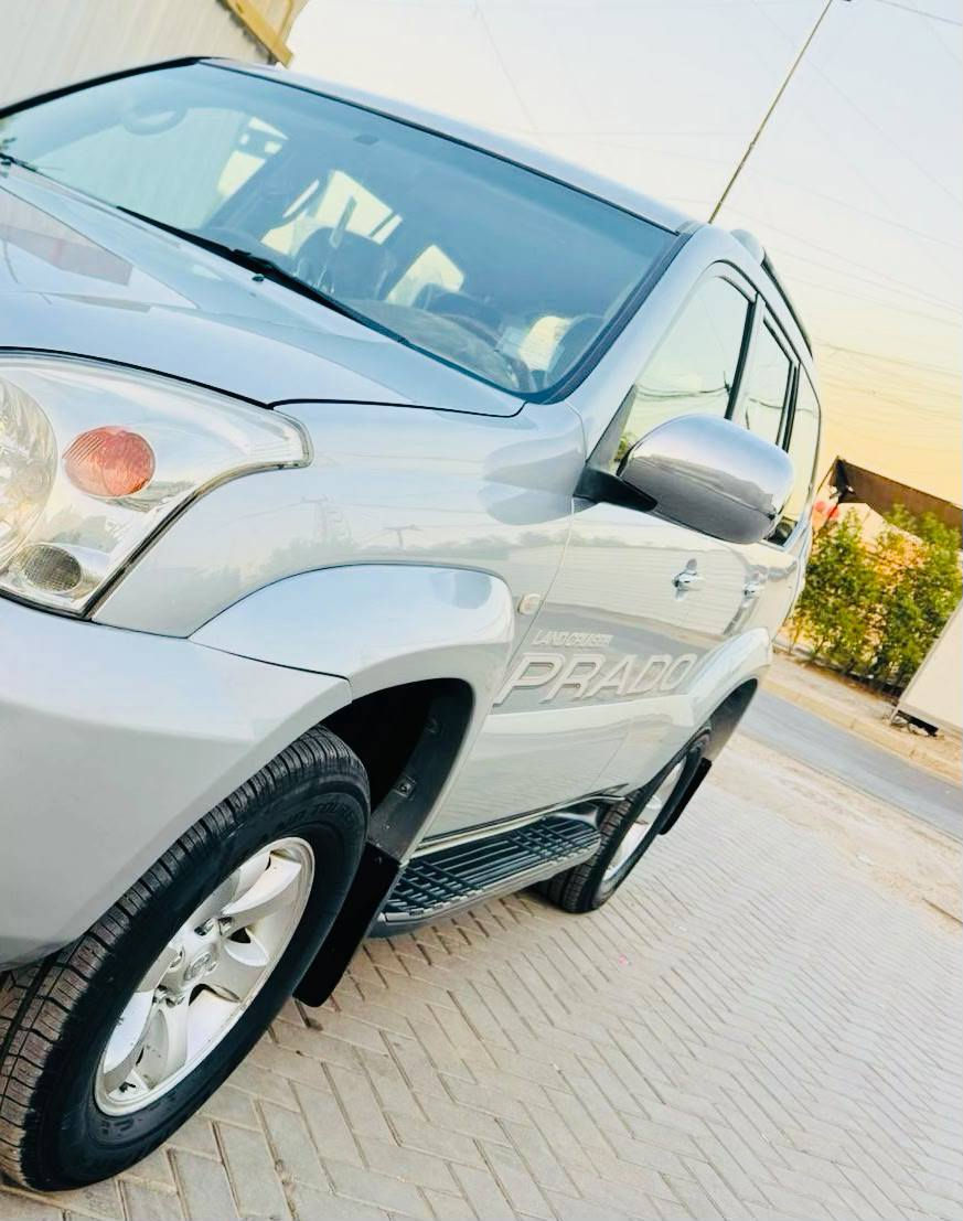 السلام عليكم برادو خليجي فول مواصفات محرك 6 سلندر كشنات جلد كهرباء فتحه داخل بيج صاج تبريد ثلاث قطع شاشه حساسات تخم تاير جديد صدر امامي خلفي جديد السيارة موديل 2008 رقم بغداد الدولي السيارة مكفوله بدون صبغ وبارد رايد مراوس باحدث وانطي فرق مكاني بغداد هاتف ***********
