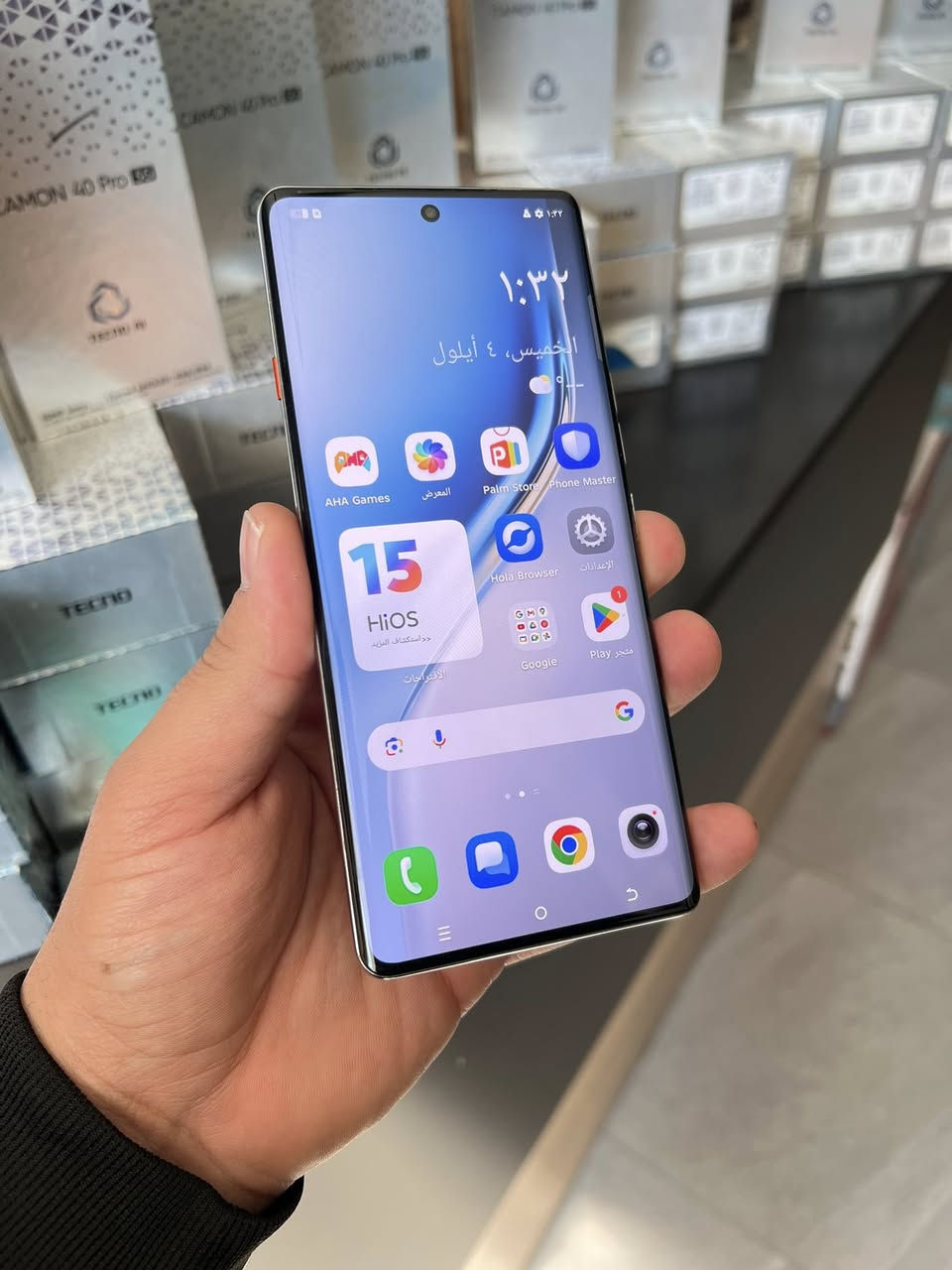 Tecno Camon 40 Pro 🩵🩶💚🖤
بسعر 259 الف فقط مع كامل ملحقاته 🔐🥰

الذاكرة 256GB

الرام 16GB 

المعالج Dimensity 7300 Ultra

ينطيك 90 فريم بالببجي 🔥

شاشة منحنية

تردد الشاشة 144Hz

كاميرا 50MP

بصمة بالشاشة

بطارية 5200mAh

جهاز كلش حلو ونظيف ✨

المكان موصل 

حي الميثاق 

للاستفسار 

***********
